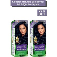 TeknoKapsül Wella Koleston Naturals 2/8 Böğürtlen Siyahı Saç Boyası X2 Adet