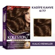 TeknoKapsül Wella Koleston Supreme Kit Saç Boyası 4/77 Kadife Kahve