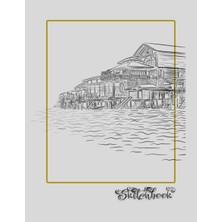 Nacario Sketchbook: River Scene, Large 8.5" x 11", 110 Pages, Perfect For Everyone, Crayons, Pencils, Drawing And Sketching
