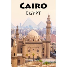 Nacario Not All Those Who Wander Are Lost, I Am Headed To Cairo: A Blank Sketchbook For Artists, Drawing, Doodling, Writing, And Recording Your Travels And ... Travel Lovers.: 100 Pages, 6x9 Matte Finish