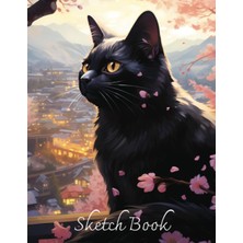 Nacario Sketchbook: Purrfect Pencils - A Cat-Themed Sketchbook For Sketching, Drawing And Doodling (Size: 8.5 x 11 Inches | 100 Bordered Blank Pages)