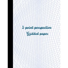 Nacario 3-Point Perspective Drawing Sketch Pad - Grid Graph Paper For Interior Room Design, Industrial, Architectural, And 3D Design | 8.5"X11" | 72 Pages