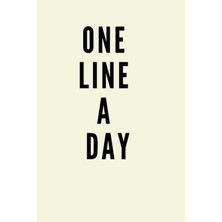 Nacario One Line A Day Canvas: Yearly Memory Journal And Diary, Natural Canvas Cover