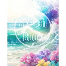Nacario Sketch Book: Sketchbook Blank Paper Pad 8.5" x 11" - Notebook 120 Pages Blank Paper Book For Drawing, Writing, Painting, Sketching Or Doodling, ... Premium Pastel Wave Design Cover Page