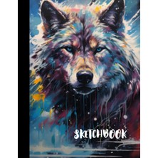 Nacario Sketchbook For Teens, Boys And Girls, For Drawing, Sketching, Doodling, 120 Pages, 8.5"X11": Wolf Sketchbook