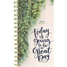 Nacario 2020 Green Day Small Weekly Monthly Spiral Planner