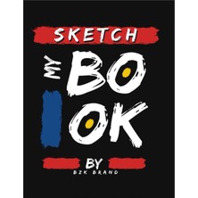 Nacario Sketchbook For Drawing, Writing And Doodling: Sketchbook: Dark Background, Large Blank Sketchbook, 110 Pages, 8.5" x 11", For Drawing, Sketching & Crayon Coloring