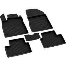 Nacario Ferrous Autoaccessories Renault Clio 5 ile Uyumlu 4d Havuzlu Kauçuk Paspas 2019 ve Üstü