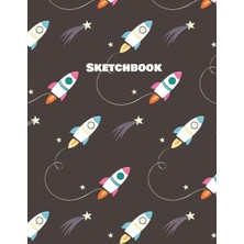 Nacario Sketchbook: Space Theme Drawing Notebook For Kids Boys And Girls Ages 3 - 8