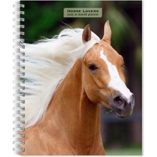 Nacario Horse Lovers 2025 6 x 7.75 Inch Spiral-Bound Wire-O Weekly Engagement Planner Calendar New Full-Color Image Every Week