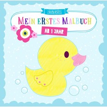 Nacario Mein Erstes Malbuch Ab 1 Jahr: Ausmalen Und Kritzeln Der Ersten Wörter Für Mädchen Und Jungen Mit Tieren, Fahrzeugen Sowie Sonne, Mond Und Sternen