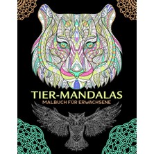 Nacario Tier-Mandalas Malbuch Für Erwachsene: Anti-Stress Ausmalbuch Mit Über 50 Tier-Motiven Im Mandala-Stil | Kreative Beschäftigung & Entspannung | Wilde Tiere Zum Ausmalen | Malen & Entspannen