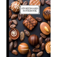 Nacario Storyboard Notebook: Cinema Notebooks For Cinema Artists / Notebook Sketchbook Template Panel Pages For Storytelling | Layouts: 120 Pages With Size 8.5" x 11" | Chocolate Cover By Karolina Albers