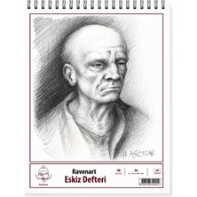 Nacario Ravenart Eskiz Defteri A4, 90 Gr/m2, 40 YAPRAK,21X29.7 Cm, Ivory