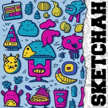 Nacario Independently Published Sketchah Square Sketch Book Fd8: 160 Pages, 8” x 8” For Doodles, Sketches, Rough Drafts, Learning And Practice. Funny Doodle Cover