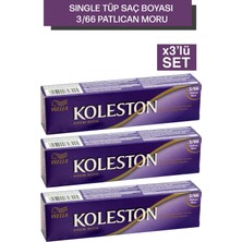 TeknoKapsül Wella Koleston Single Tüp Boya 3/66 Patlican Moru X3 Adet