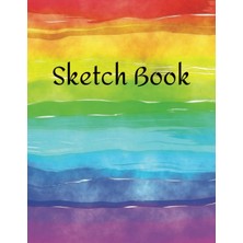 Nacario Sketch Book - Rainbow - Artists, Doodling, Sketching, Drawing, Writing - Great Gift! 120 Pages, 8.5 x 11