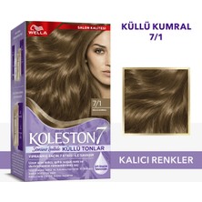 TeknoKapsül Wella Koleston Supreme Kit Saç Boyası 7/1 Küllü Kumral