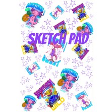 Nacario Independently Published Sketch Pad: Fun And Colorful 6x9 Axolotl Sketch Pad With 120 Blank Pages.