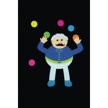 Nacario The Juggler Notebook: Blank White Paper, 120 Page 6”x9” Pad With Pop Art Cover For School, College, Art, Math, Computer, Science, Students, Artists, ... Destined For A Blank Canvas: Creatives