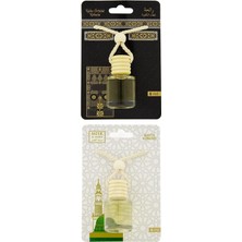 Nacario Ihvan Online Kabe Örtüsü Kokusu ve Medine Ravza Kokusu 8 ml Araba Kokusu Cam Şişe