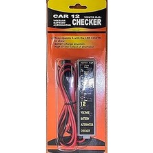 Nacario Powmar 12V Araç Akü ve Alternatör Test Cihazı, LED Göstergeli Voltaj Kontrol Aleti, Batarya Şarj Durumu Ölçer
