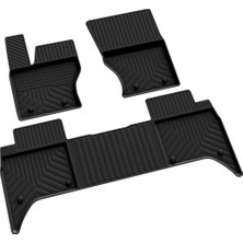 Nacario Ferrous Autoaccessories Land Rover Discovery 5 (Hybrid Hariç) ile Uyumlu 4d Havuzlu Kauçuk Paspas 2017 ve Üstü