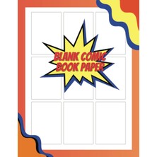 Nacario Independently Published Blank Comic Book Paper: 9-Panel Comic Paper With Light-Gray Boxes For Easy Panel Customization