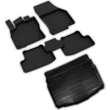Nacario Ferrous Autoaccessories Volkswagen T Roc ile Uyumlu 4d Paspas ve Alt 3D Bagaj Havuzu 2019 ve Üstü