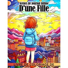 Nacario Independently Published Livre De Coloriage De Scènes De Journal Intime D'une Fille: Des Designs Uniques Et Des Pages De Coloriage Faci (French Edition)