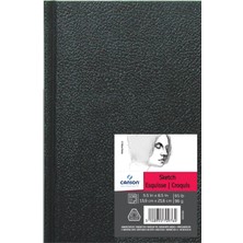 Nacario Canson Sanatçı Serisi Eskiz Defteri Kağıt Pedi, Kalem ve Kömür Için, Asit Içermez, Sert Ciltli, 29,5 Kg, 5,5 x 8,5 Inç, 100 Yaprak, 0, 5,5 x 8,5 cm