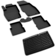 Nacario Ferrous Autoaccessories Opel Corsa D ile Uyumlu 4d Paspas ve 3D Bagaj Havuzu 2007 2014