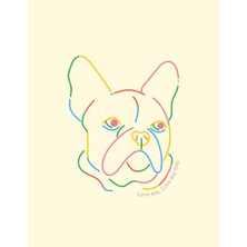 Nacario Sketchbook: Colorful Dog Sketchbook, 8.5" x 11", 110 Pages, Large Blank Drawing Book For All Age With Cute Dog