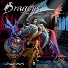 Nacario Dragons By Anne Stokes Wall Calendar 2024 (Art Calendar)