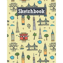 Nacario Sketchbook: 8.5 x 11 Notebook For Creative Drawing And Sketching Activities With San Francisco Themed Cover Design