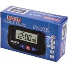 Nacario Nako Mini Saat - Dijital Masa Saati - Araç Saati Alarm Kronometre - Mini Kenko