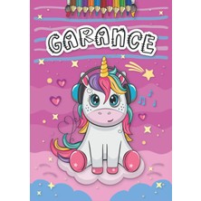 Nacario Garance: Livre De Coloriage Personnalisé Pour Garance | Licorne | Cadeau D'anniversaire Pour Fille ... | 4 À 8 Ans | 25 Motifs De Licorne Avec Le Prénom Garance, Grand Format A4 (21 x 29.7 Cm)