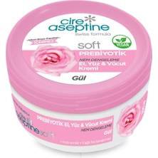 Nacario Cire Aseptine Soft Prebiyotik Gül El, Yüz ve Vücut Kremi 300 ml