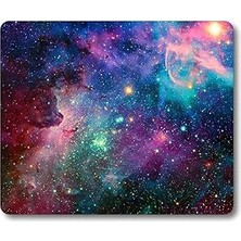 Nacario Smooffly Galaxy Özelleştirilmiş Dikdörtgen Kaymaz Kauçuk Oyun Mouse Pad