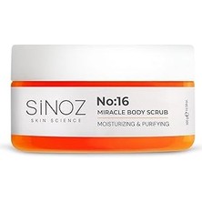 Nacario Sinoz No:16 Yoğun Nemlendirici, Besleyici ve Arındırıcı Vücut Peelingi 300 Gr.
