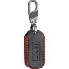Nacario Alisveristime (Mitsubishi Outlander, Asx, Pajero, Eclipse, Lancer, L200 Uyumlu) Deri Anahtar Kılıfı