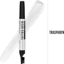 Nacario Maybelline New York Doldurmak ve Kaldırmak Için Kaş Kalemi, 24 Saate Kadar Stil Sahibi Kaş, Dövme Brow Kalkış 2'si 1 Arada, Renk: 00 Şeffaf, 1 Adet