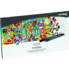 Nacario Lyra Hı Quality Art Pen Çizim Kalemi, 30'lu Metal Kutu