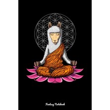 Nacario Fantasy Notebook: Buddha Llama Alpaca Notebook