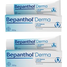 Nacario Bepanthol Cilt Bakım Kremi 100 gr 2li Paket L Tüm Cilt Tiplerine Uygun, El ve Yüz Için Günlük Bakım