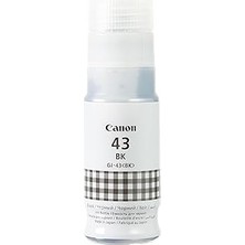 Nacario Canon GI-43BK Black Siyah Şişe Mürekkep G540-G640