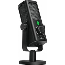 Nacario Fıfıne Stüdyo Kayıt/bilgisayar Akışı Için Usb-Podcast-Kondenser-Mikrofon, Youtube Müzik Vokal Oluşturma Için Masaüstü-Metal-Mic, Monitör-Mix Ses Kontrolü, Düşük Kesim Anahtarı (Profıle3)