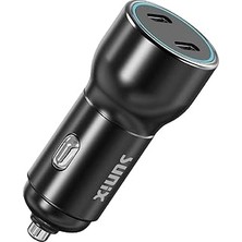 Nacario Sunix 50W Pd Çift Usb-C Çıkışlı Araç Şarj Cihazı Başlık C-500