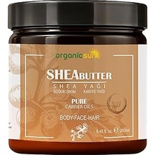 Nacario Shea Yağı 250 ml |%100 Ham, Soğuk Pres, Rafine Edilmemiş, Shea Butter Karite | Kuru Cilt, Saç, Dudak, Topuk Bakımı