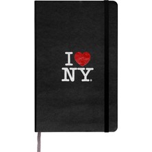 Nacario Moleskine Limited Edition I Love Ny Notebook, Large, Ruled, Black, Hard Cover (5 x 8.25)